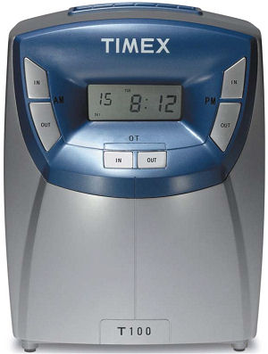 Acroprint Timex T100 time clock at www.raleightime.com