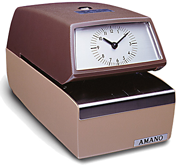 Amano 4746 Time / Date Stamp available at www.raleightime.com